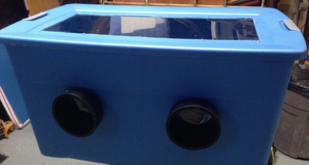 Build Your Own Sandblasting Box Cabinet Diy Cheap Mesa Piano